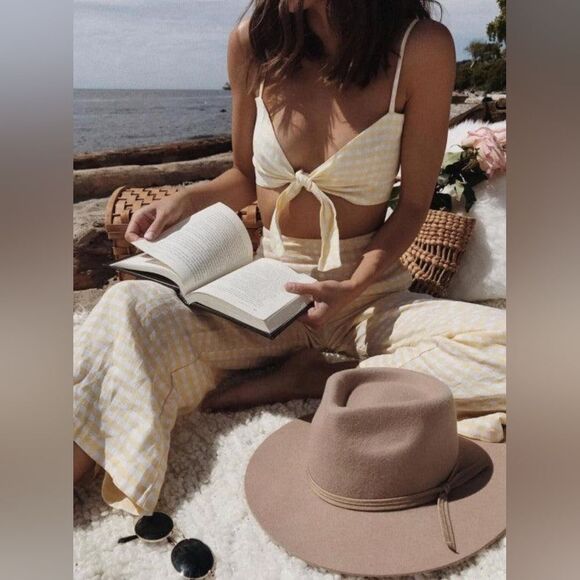 Lack Of Color Zulu Hat in Sand Free People Australian Wool STUNNING - Picture 6 of 13